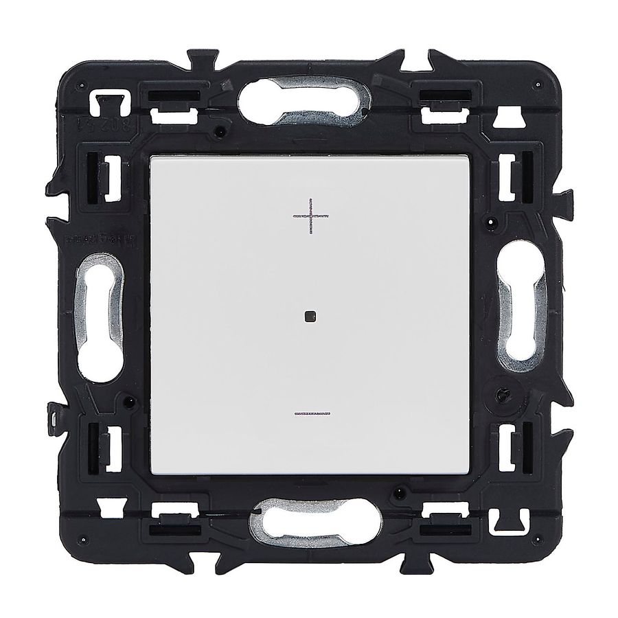 Dimmer 3-draads klauwen 2 modulen wit Valena Next