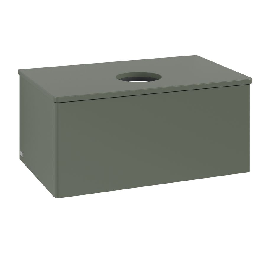 Wastafelonderkast Antao 800x360x500mm L.Green Matt Lacquer K30010HL