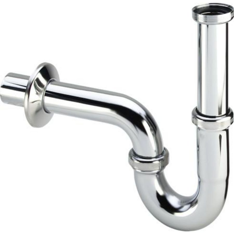 buissifon 1 1/4x120 messing/verchroomd