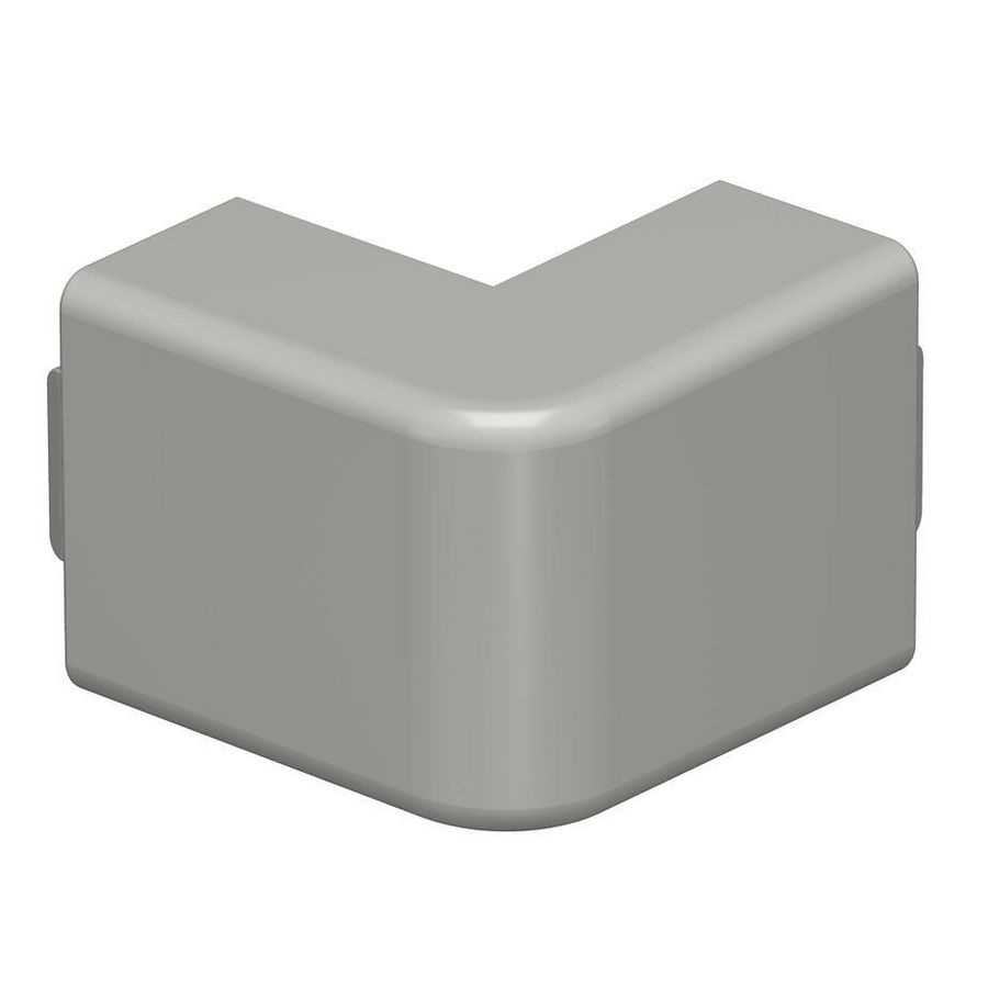 Buitenhoek 15x30mm polyvinylchlorid steengrijs VVE=4