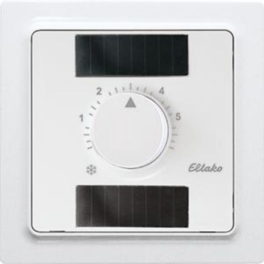 Draadloze EnOcean temperatuurregelaar m. zonnecel&batterij,s