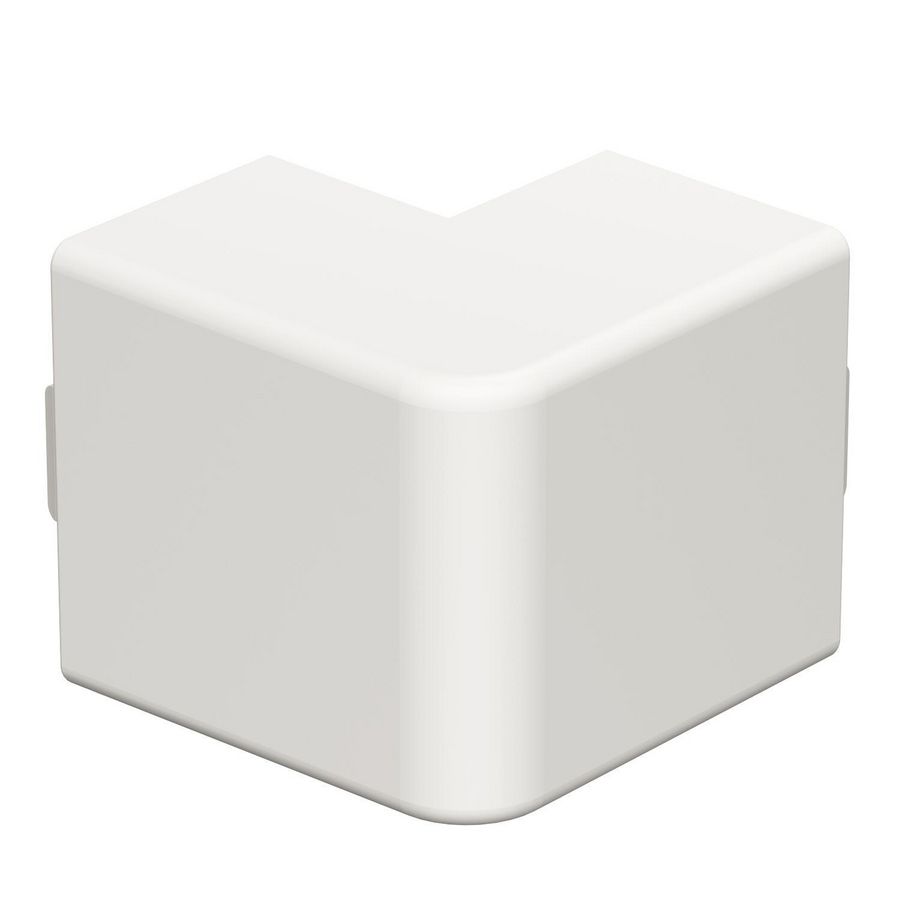 Buitenhoek 30x45mm polyvinylchlorid puur wit VVE=4
