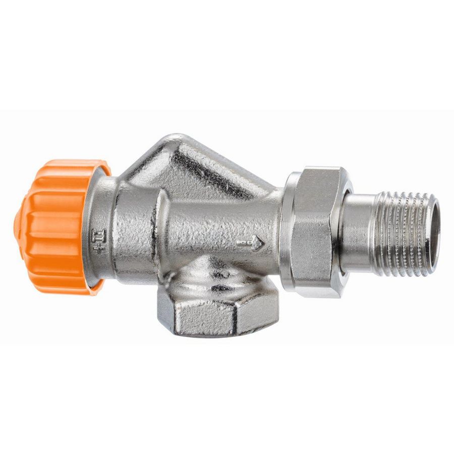 Afsluiter thermostatisch dynamisch ECLIPSE haaks verkeerd 1/2" DN15 verkort