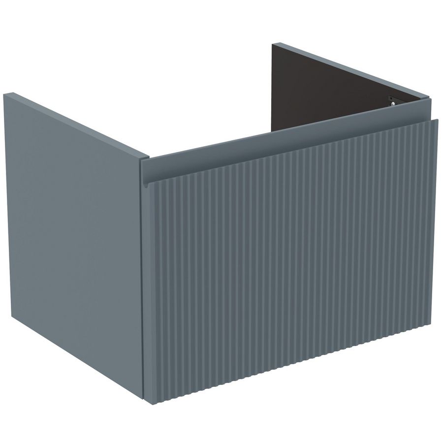Wastafelmeubel 530x409x370mm matt ashblue 1 lade Finesse