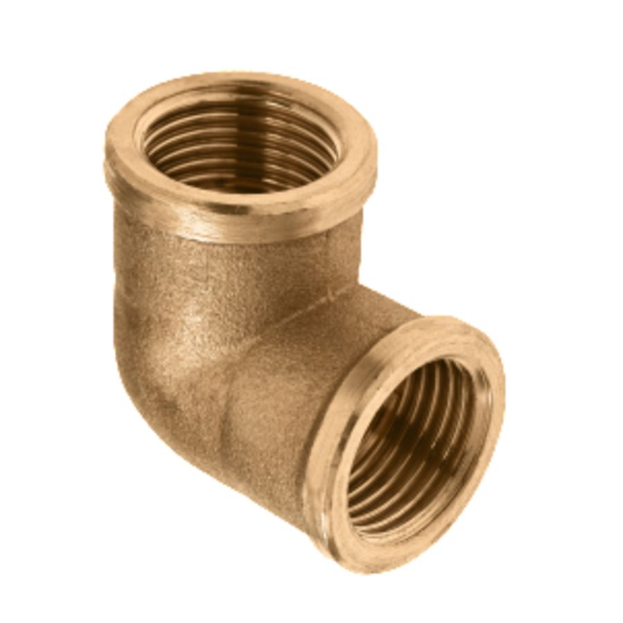 Draadknie messing 2.1/2" (2x bn.)