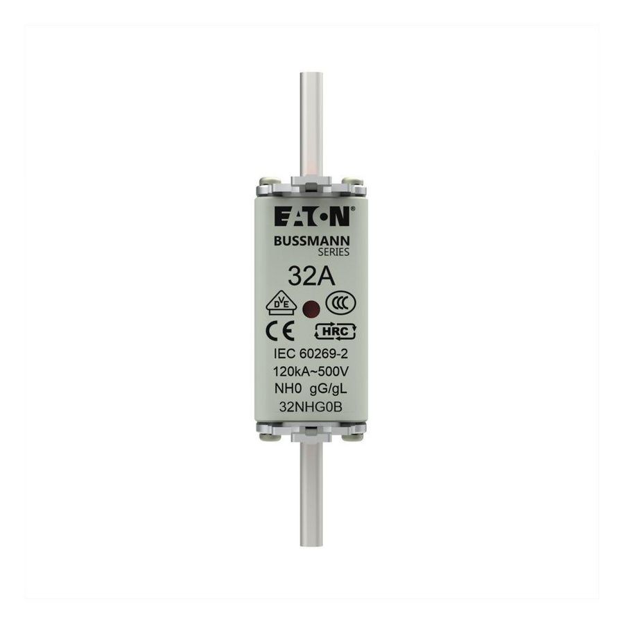 Zekering laagsp. 32A AC 500V NH0 gL/gG dubbele melde VVE=3