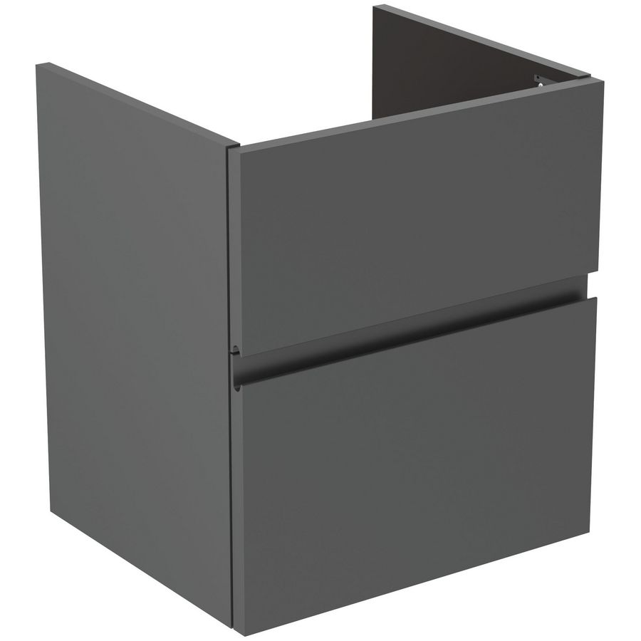 Wastafelmeubel 480x409x540mm matt anthracite 2 laden Finesse