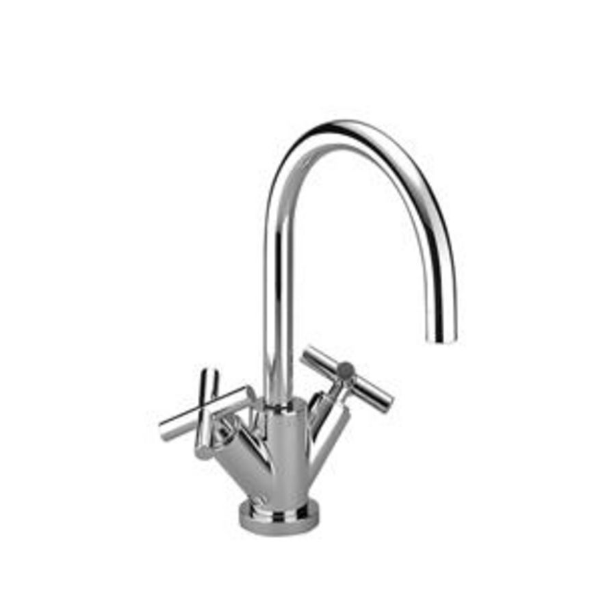 Tara  wastafelkraan 165mm mat-zwart