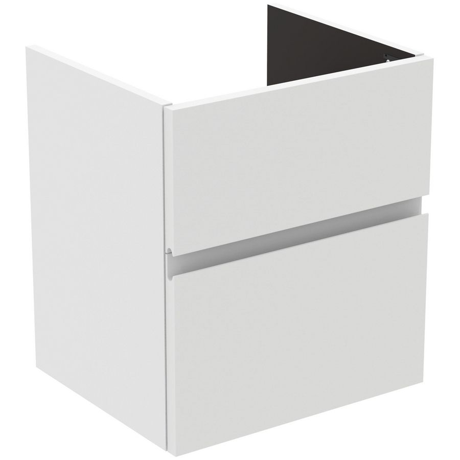 Wastafelmeubel 480x409x540mm matt white 2 laden Finesse