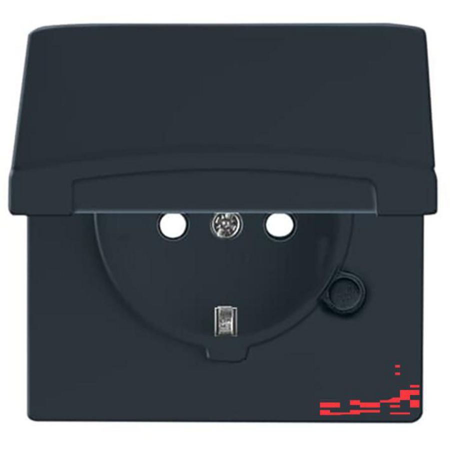 Wandcontactdoos ra kd kv inb IP44 A-w antraciet (20 EUGKB-35-101)