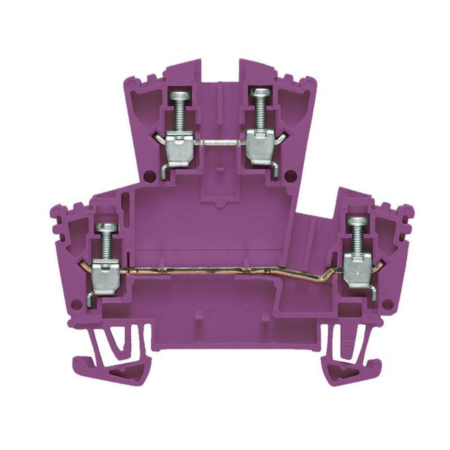 Klemrail violet 2.5mm² 400 V, VVE=100