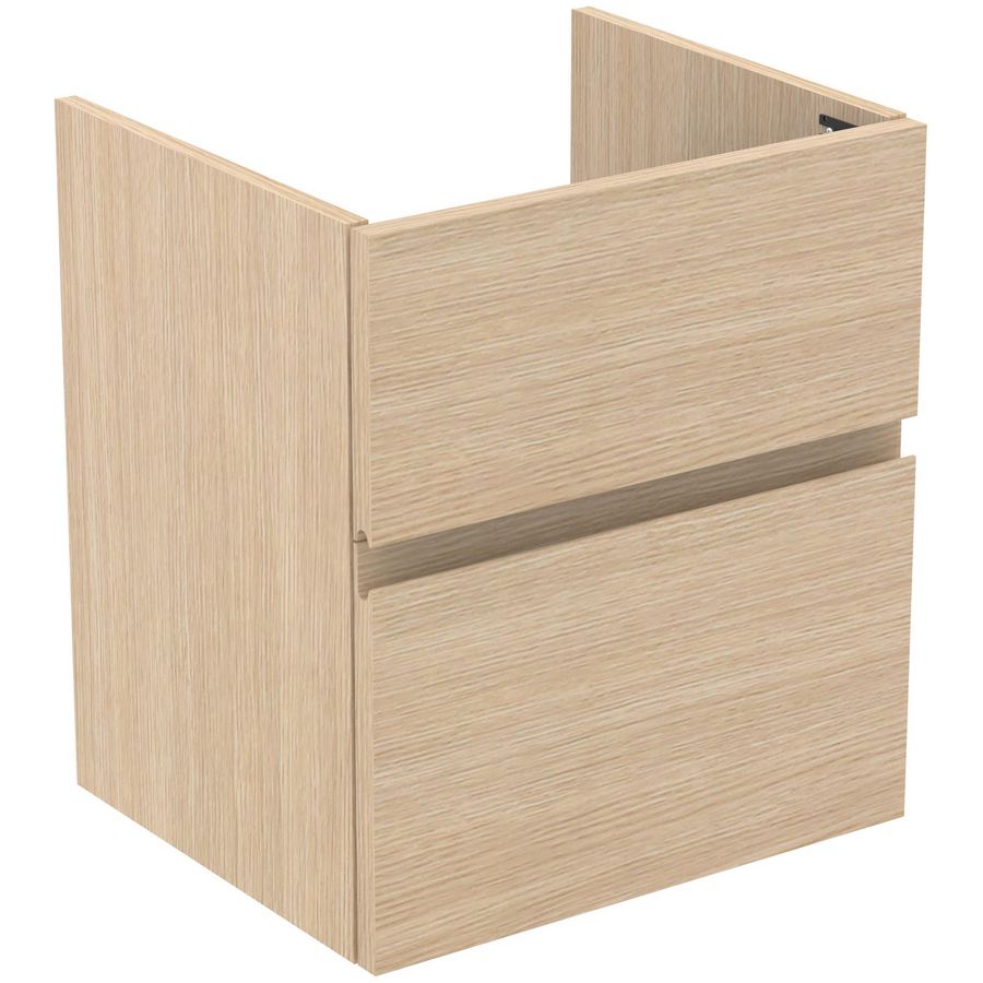 Wastafelmeubel 480x409x540mm white oak 2 laden Finesse