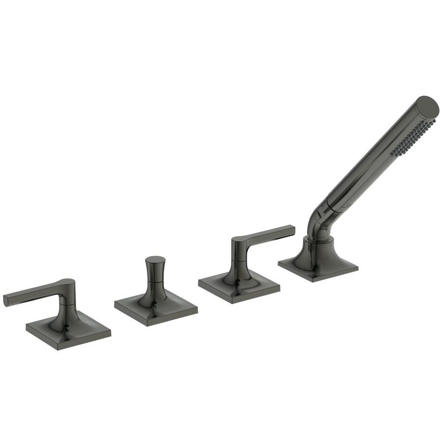 badmengkraan 4-gats 2gr badrand hendelgr z.uitloop magnetic grey (grijs) BD