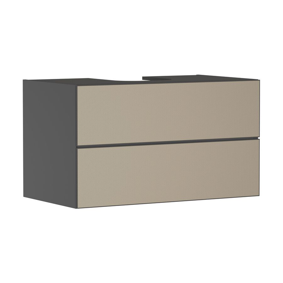 Onderkast Slate Matt Grey / front patterned bronze 980x550mm 2x la voor consoles Xevolos E 54192390