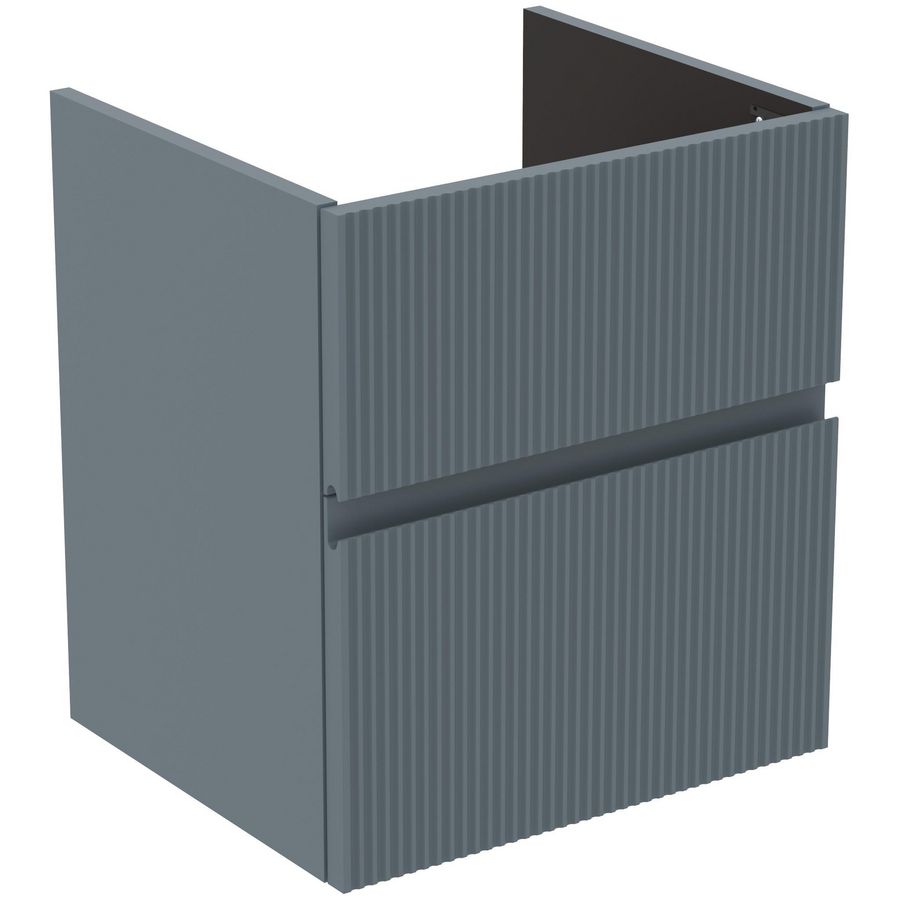 Wastafelmeubel 480x409x540mm matt ashblue 2 laden Finesse