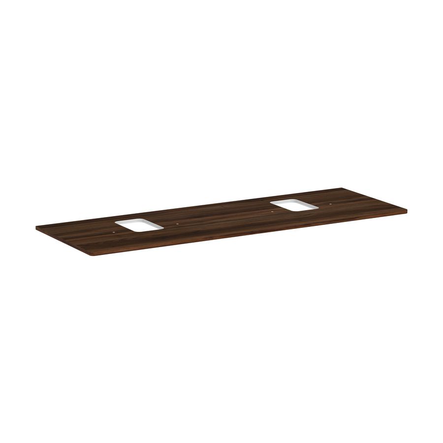 Console 1560x550mm m 2 uitsparingen Waskom m kraangat Xelu Q 54126630