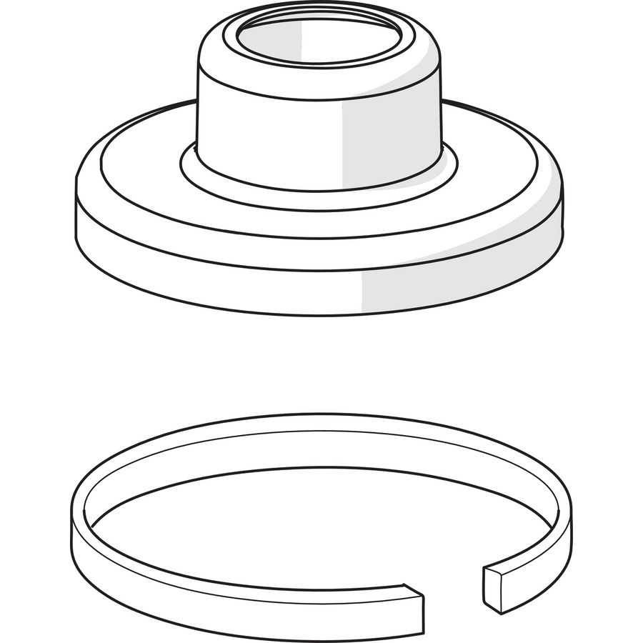 Rozet 70mm 59910094 chroom