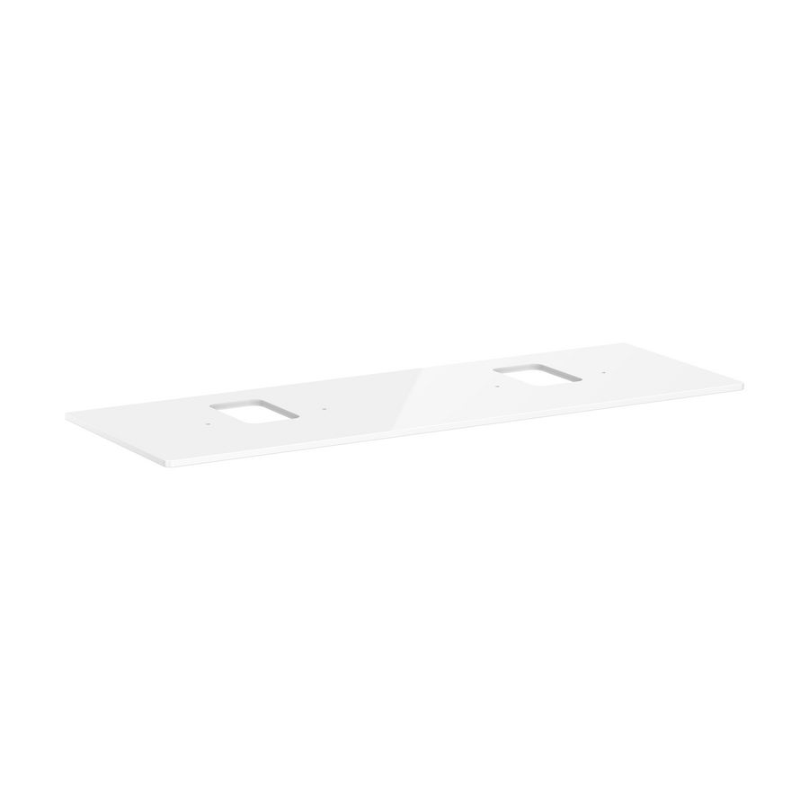Console 1560x550mm m 2 uitsparingen Waskom m kraangat Xelu Q 54126050