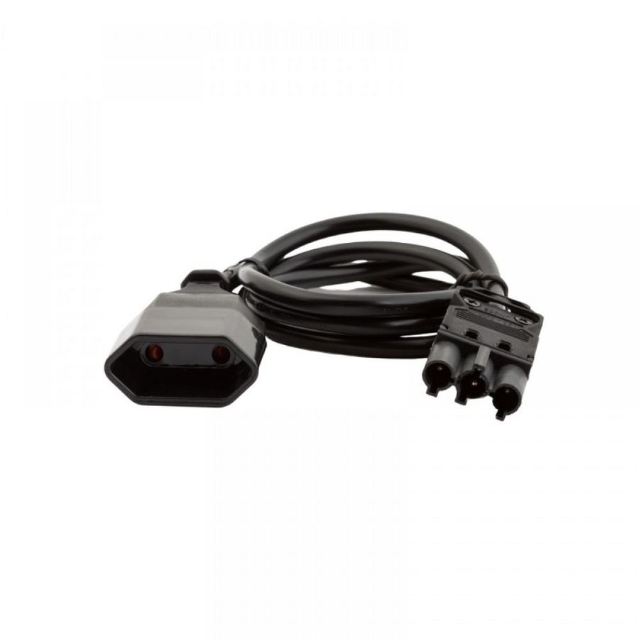Connector GST18/3 male naar female euro stekker