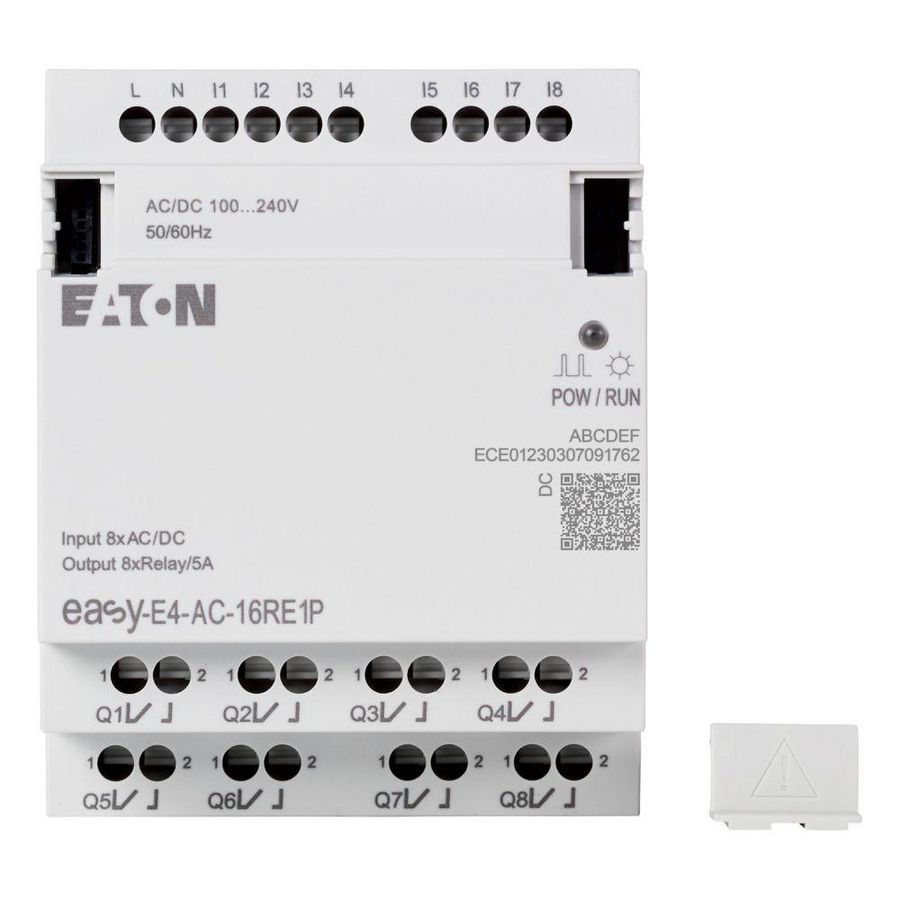 Easy E4 I/O-uitbreiding 100-240V AC 110-220V DC 8DI 8DQ rel