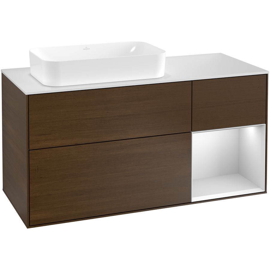 Wastafelonderkast Finion 1200x603x501mm W.Veneer G281MTGN