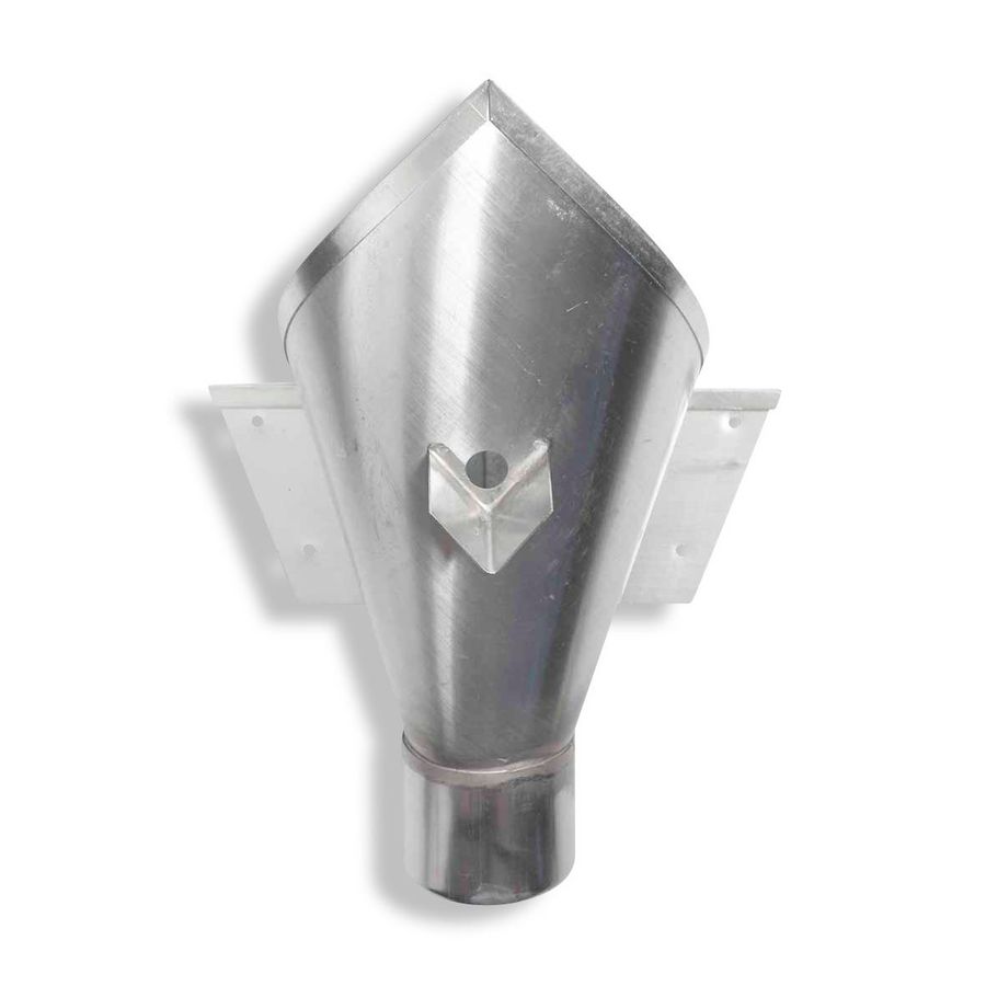 RHEINZINK walsblank vergaarbak trechter 60mm