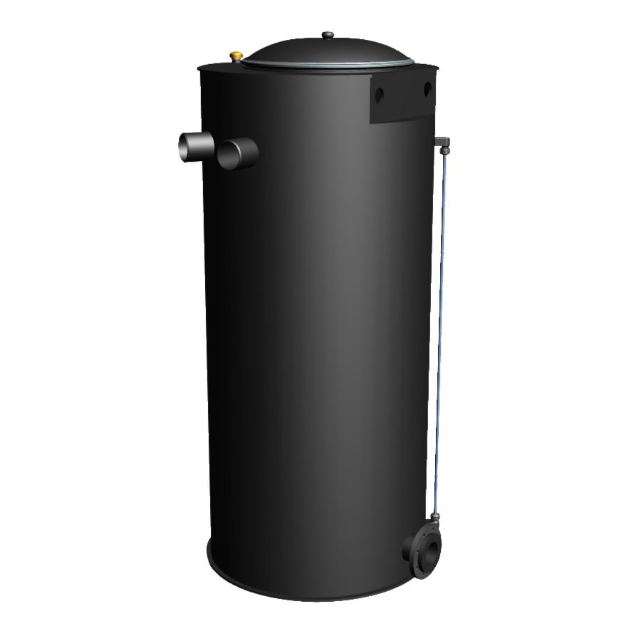 Break tank for service water application (round) 800L
