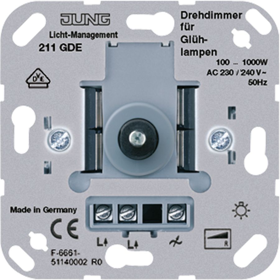 Draaidimmer 100-1000 watt