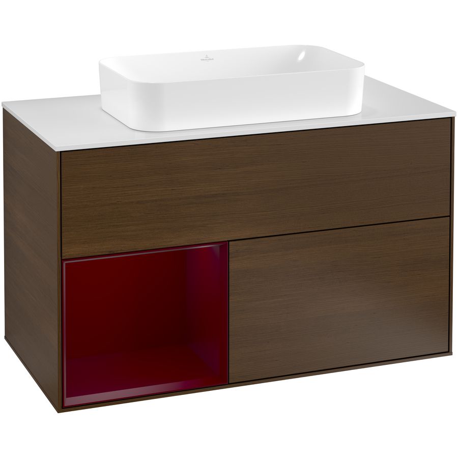 Wastafelonderkast Finion 1000x603x501mm W.Veneer G241HBGN