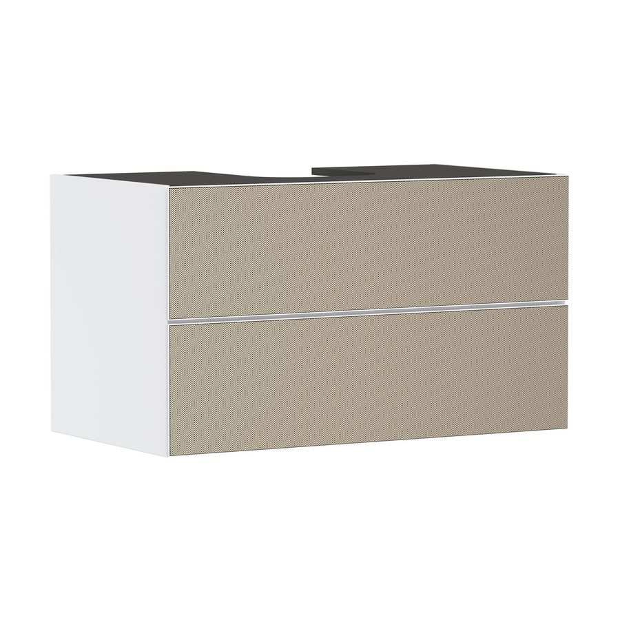 Onderkast mat wit / front patterned bronze 980x550mm 2x la voor consoles Xevolos E 54190390