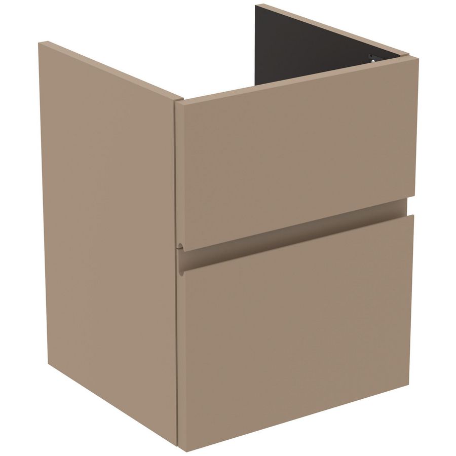 Wastafelmeubel 430x402x540mm mat greige 2 laden Finesse