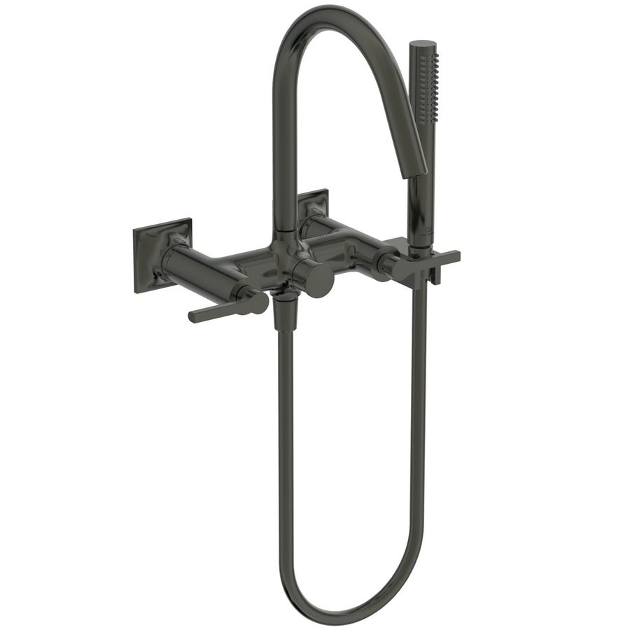 bad/douchemngkrn 2-greeps hendelgrepen m badset magnetic grey (grijs) BD