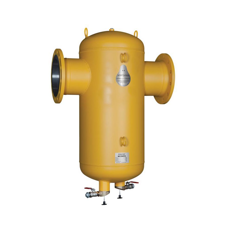 Vuilafscheider Magn.DN200 Flens P 10bar max.110°C.