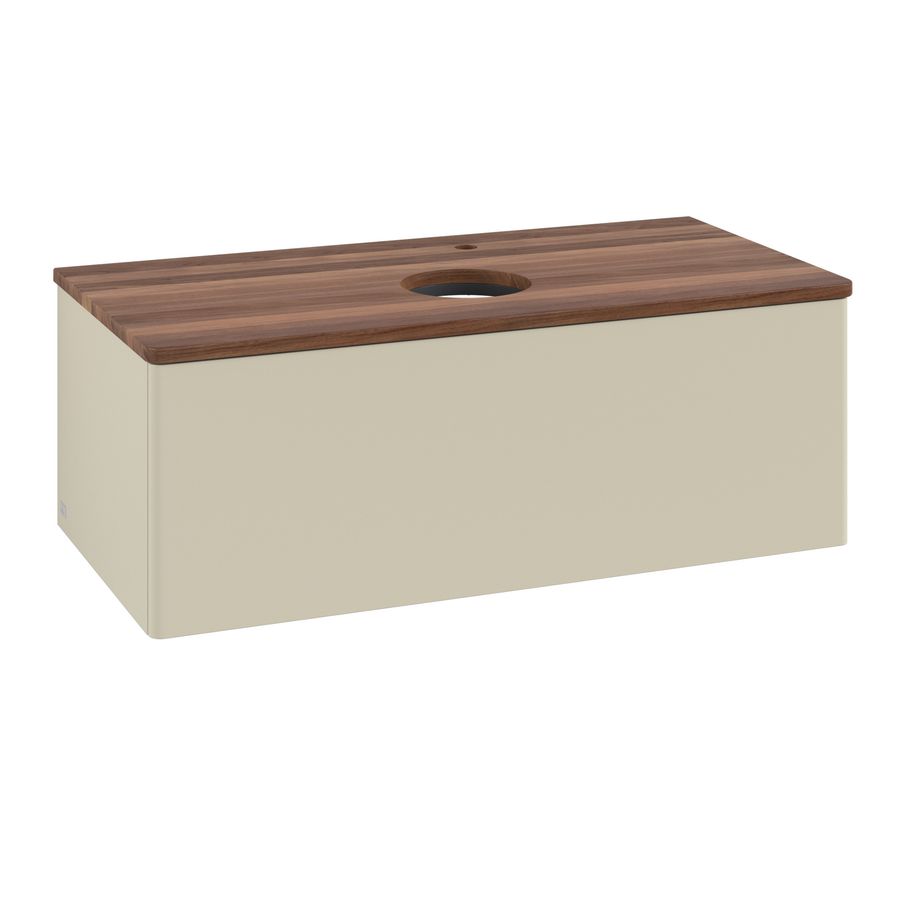 Wastafelonderkast Antao 1000x360x500mm S.Grey Matt Lacquer K31052HJ