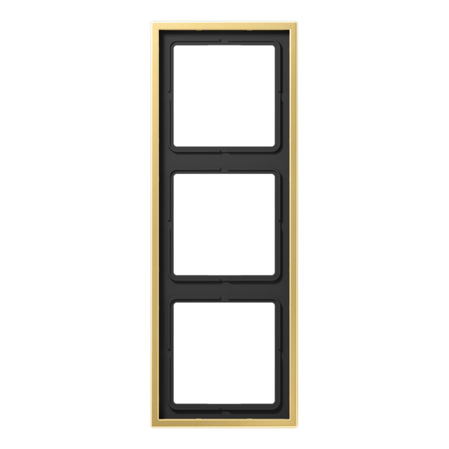 Afdekraam 3-voudig LS messing klassiek