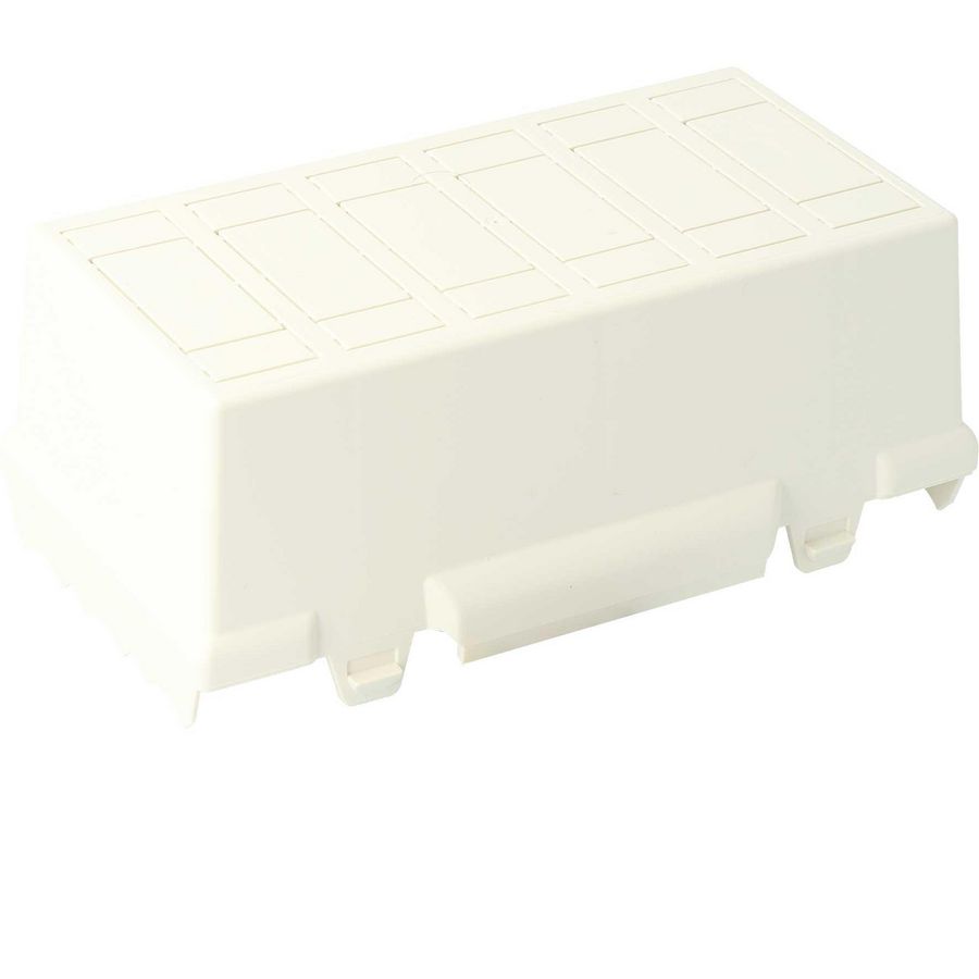 Montagedeksel verhoogd BKW creme  tbv universele lasdoos BK1619