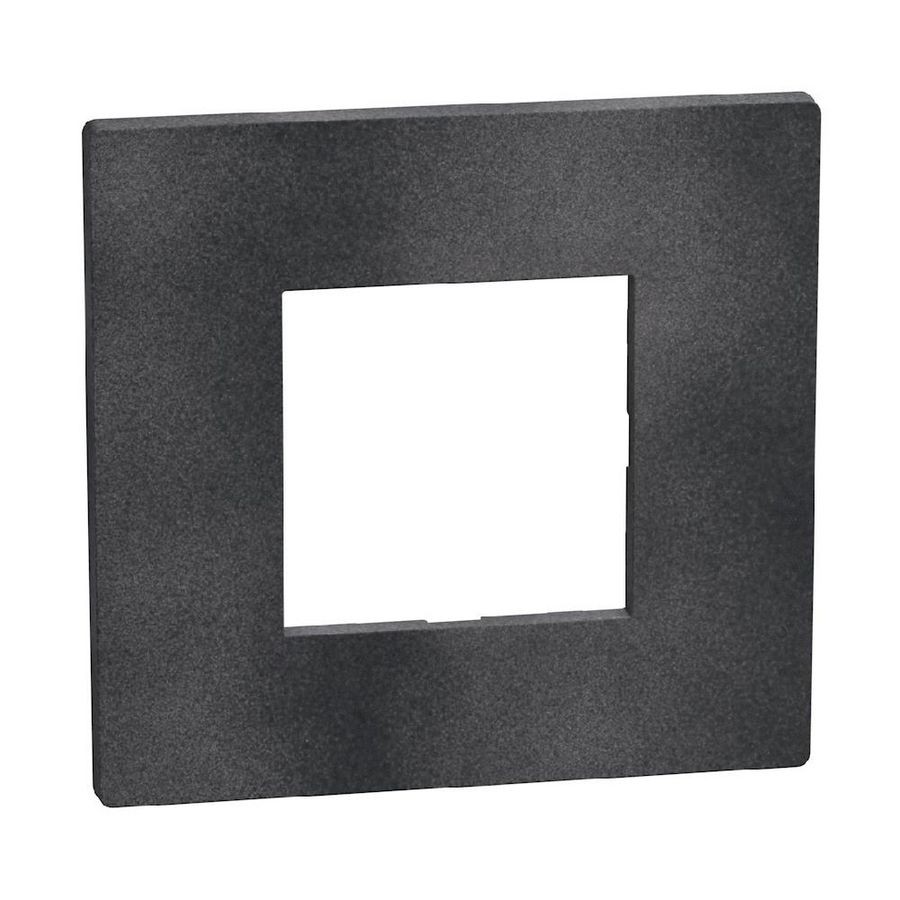 Doos a 25st. Light Now afdekraam 2 modules zwart grey 25