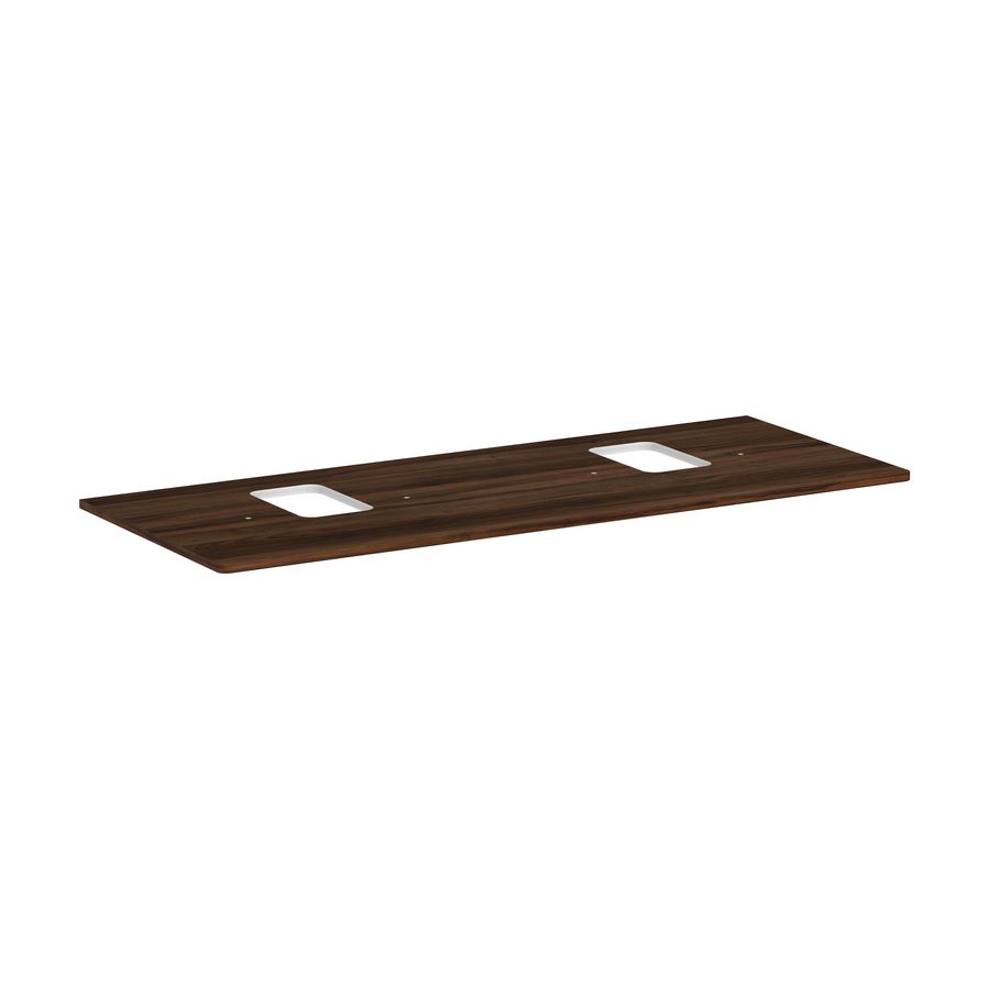 Console 1360x550mm m 2 uitsparingen Waskom m kraangat Xelu Q 54125630