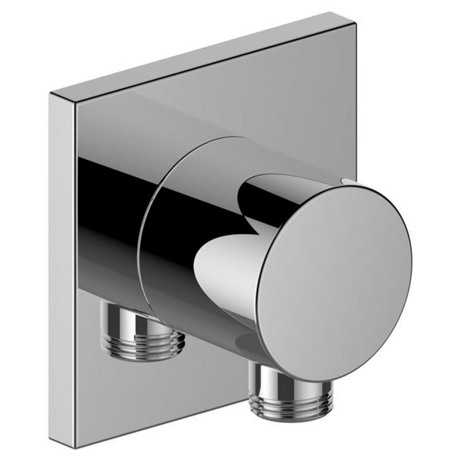 Slangaansluiting met hoekige rozet 59547010002