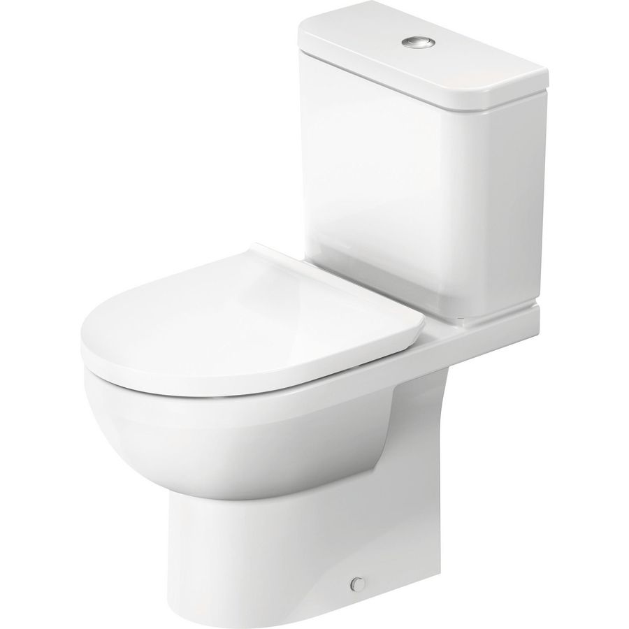 DURAVIT NO.1 #218309 staand closet tbv duoblok 655mm wit diepspoel rimless voor stortbak 4,5ltr. PK.