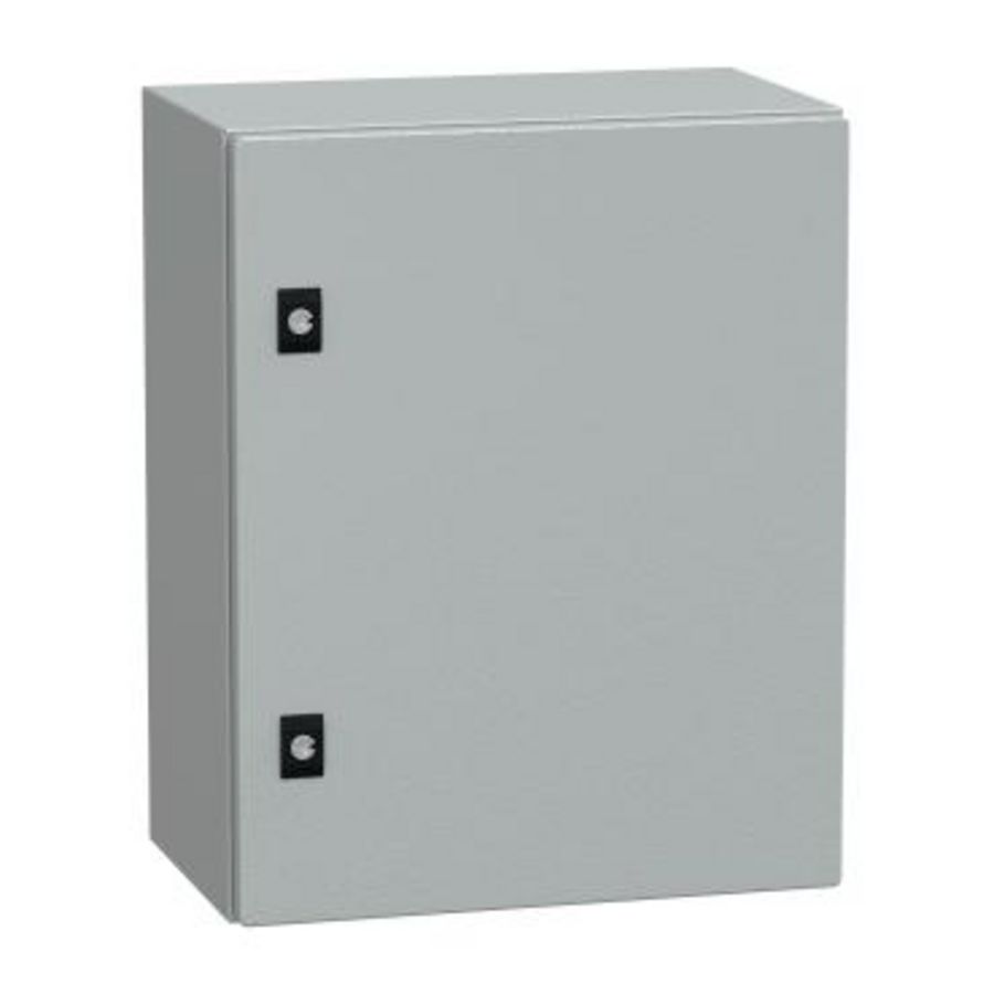 Deur 500x400x250mm IP66 / IK10 RAL7035 Spacial CRN