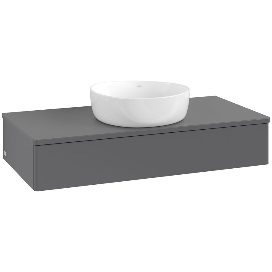 Wastafelonderkast Antao 1000x190x500mm Antr. Matt Lacquer L09010GK