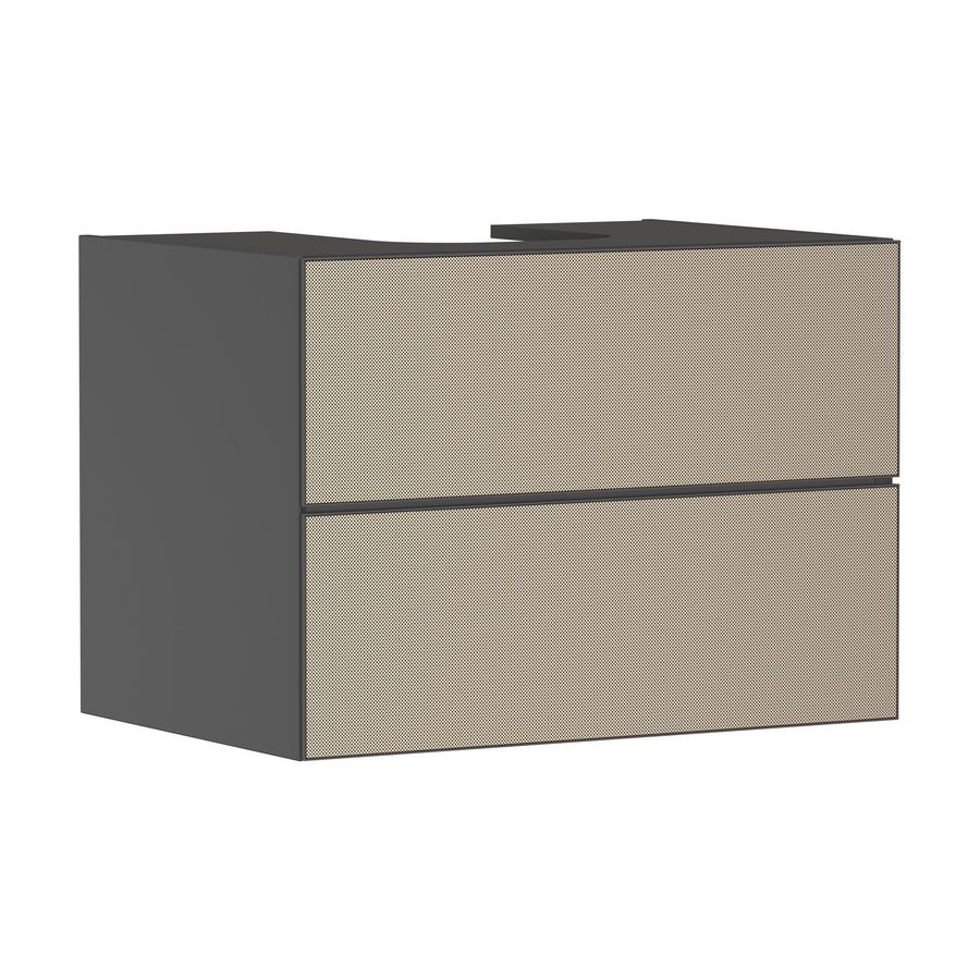 Onderkast Slate Matt Grey / front patterned bronze 780x550mm 2x la voor consoles Xevolos E 54189390