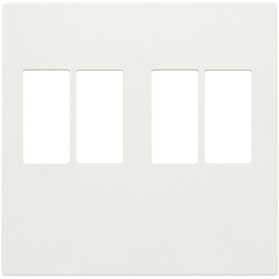 Afwerkingsset 2-voudige luidsprekeraansl. white
