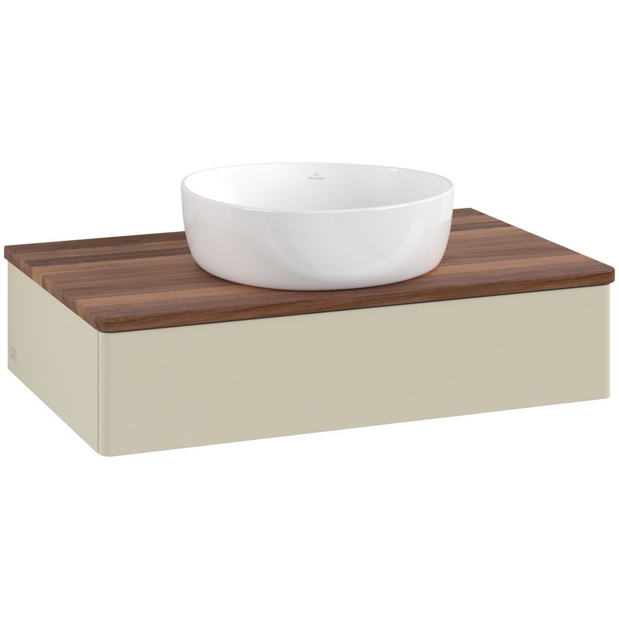 Wastafelonderkast Antao 800x190x500mm S.Grey Matt Lacquer K08012HJ