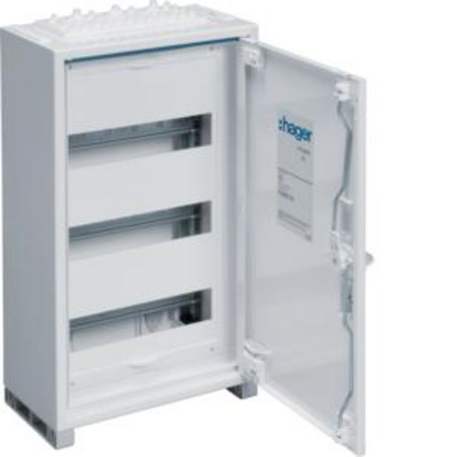 Opbouwveldverdeler IP44 500x300x161mm 36 mod. geisoleerd