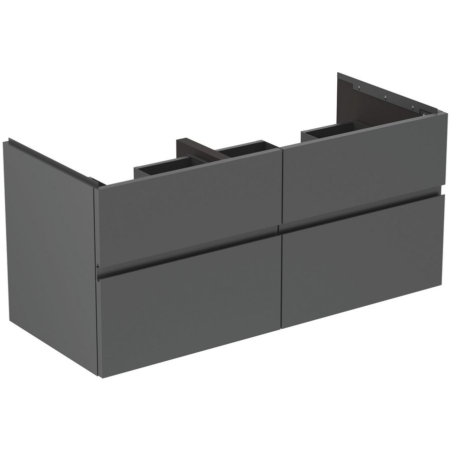 Wastafelmeubel 1200x505x550mm matt anthracite 4 laden Finesse