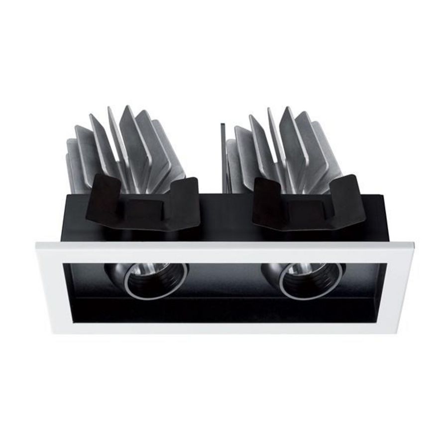 Downlight MYRIAD ADJ TWIN zwart 4000K dim wit BZ