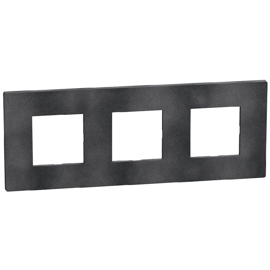 Doos a 10st. Light Now afdekraam 3x2 mod zwart grey 10
