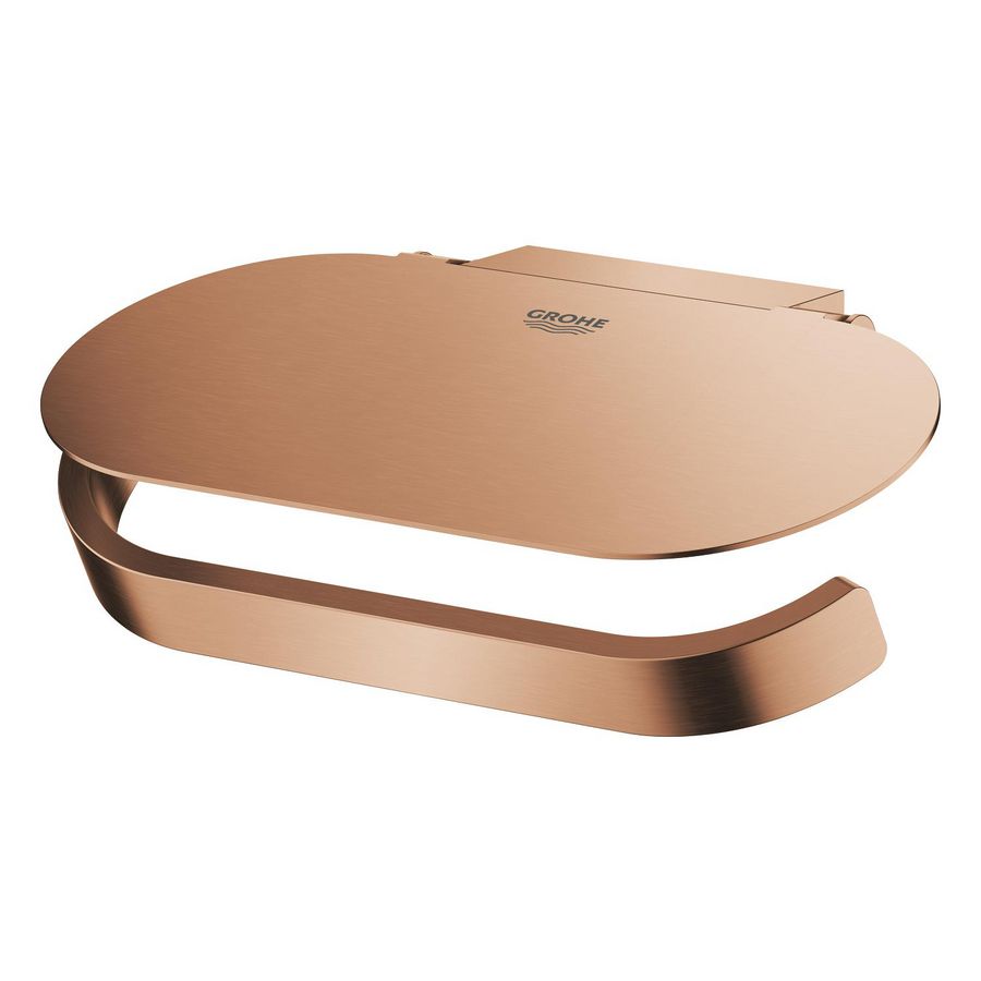 Selection closetrolhouder met klep 41069DL0 warm sunset geborsteld (mat bronskleurig)